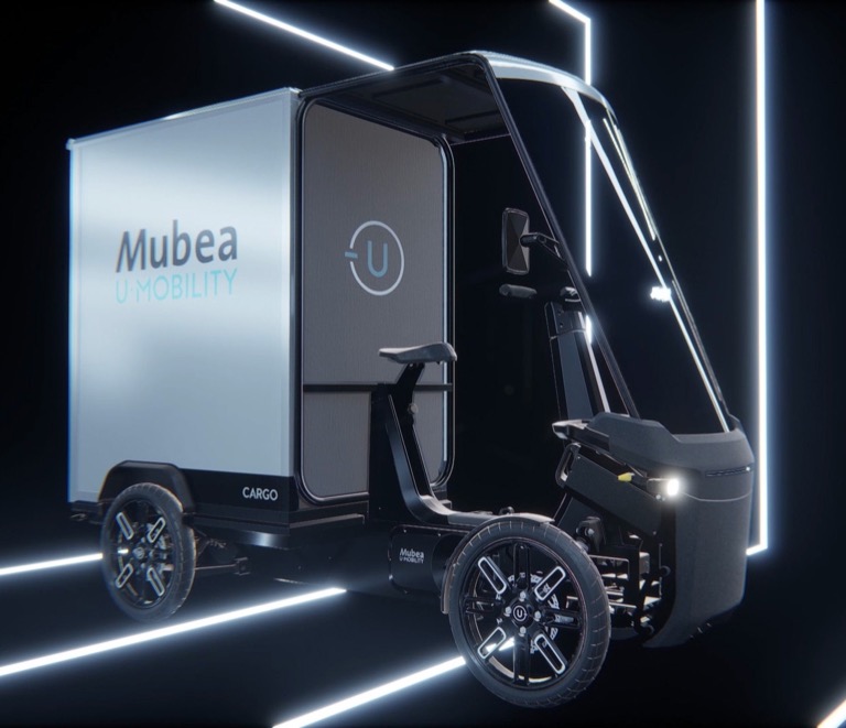 U-Mobility Cargo Produktvisualisierung mit 3D-Animation und LED-Inszenierung von mbnt