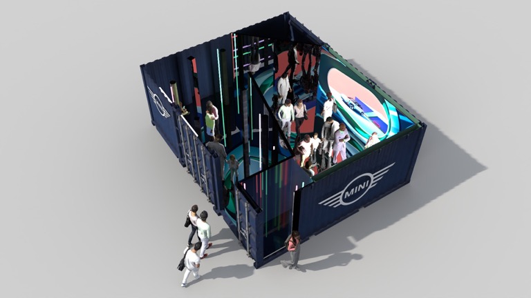 MINI Markenerlebnis auf der IMDE Rotterdam – interaktive Ausstellungsinstallation von mbnt
