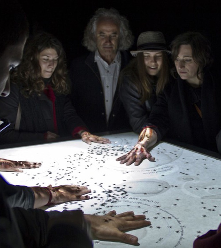 Post Mortem interaktives Medienexponat – immersives Ausstellungserlebnis von mbnt